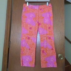 Lilly Pulitzer "Sneaky Tiki" capris